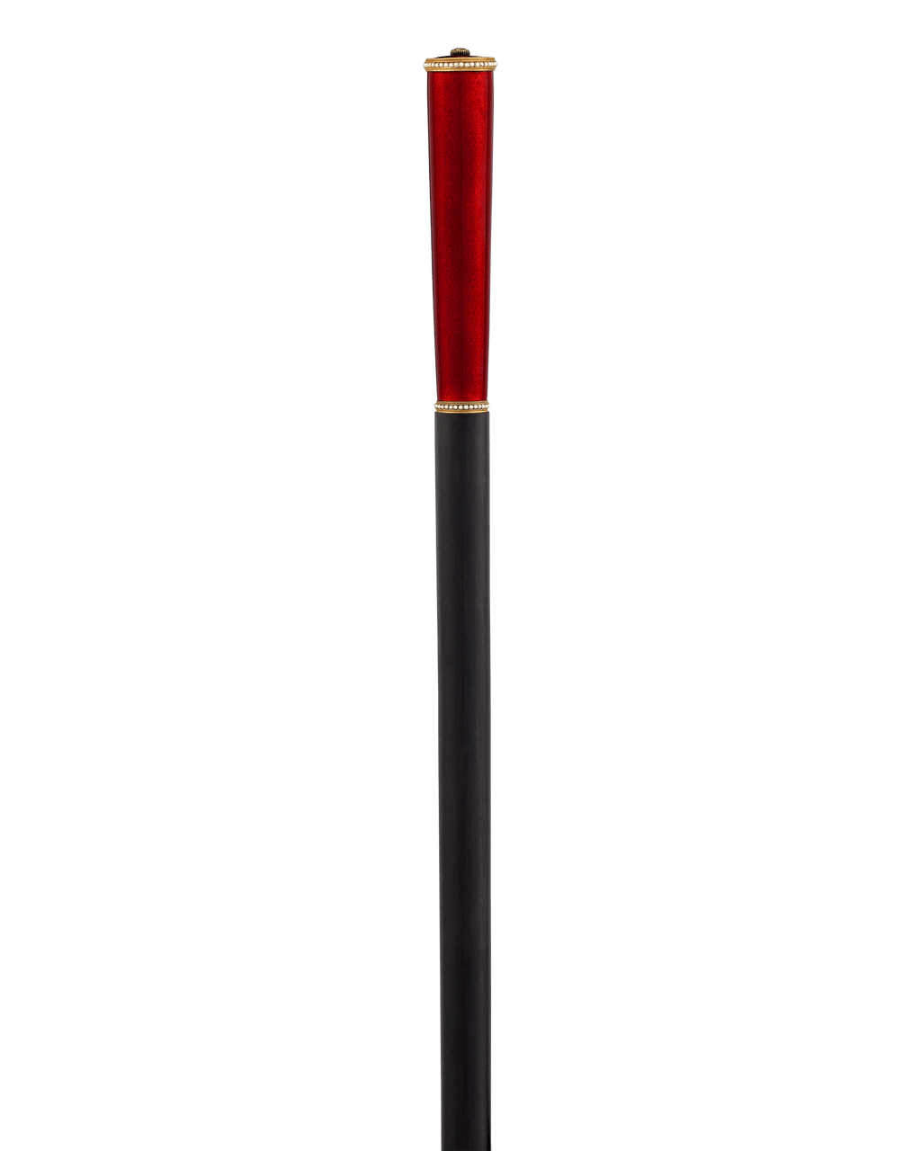 Fabergé Red Guilloché Enamel Cane
