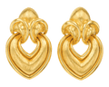 Henry Dunay Gold Door Knocker Earrings