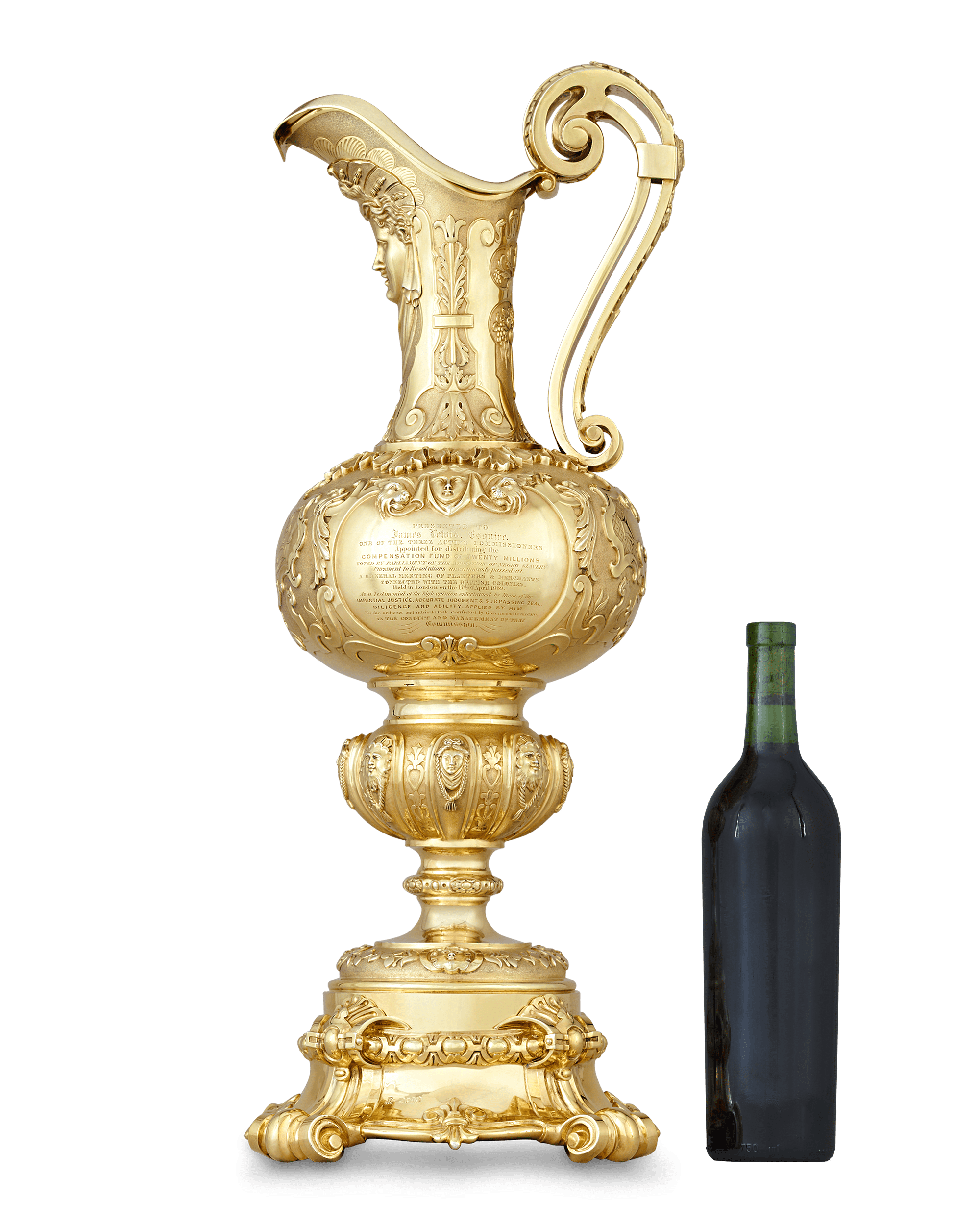 Silver-Gilt Presentation Ewer by R. & S. Garrard