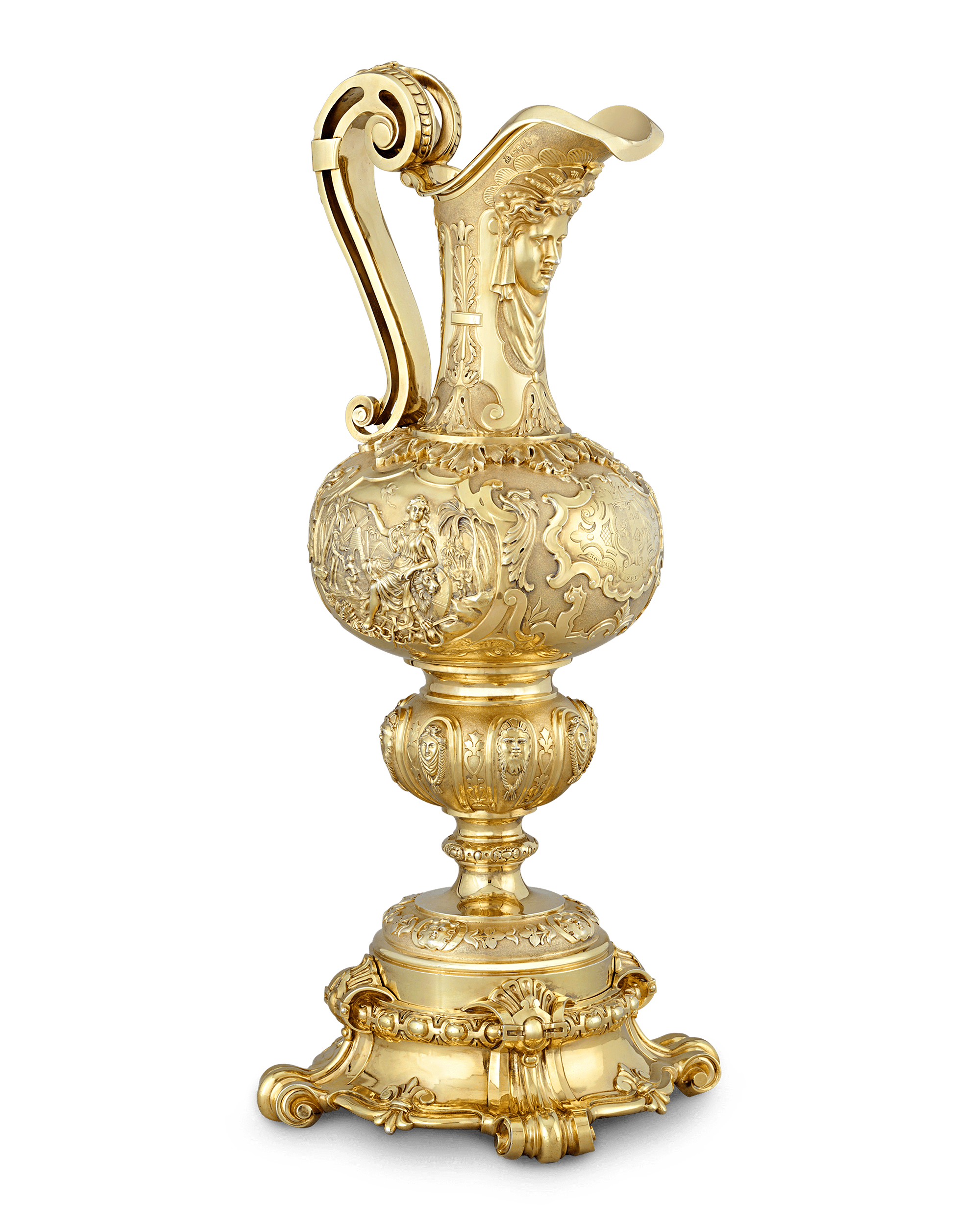 Silver-Gilt Presentation Ewer by R. & S. Garrard