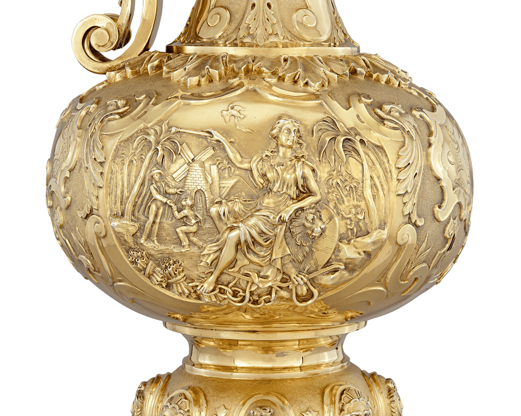 Silver-Gilt Presentation Ewer by R. & S. Garrard