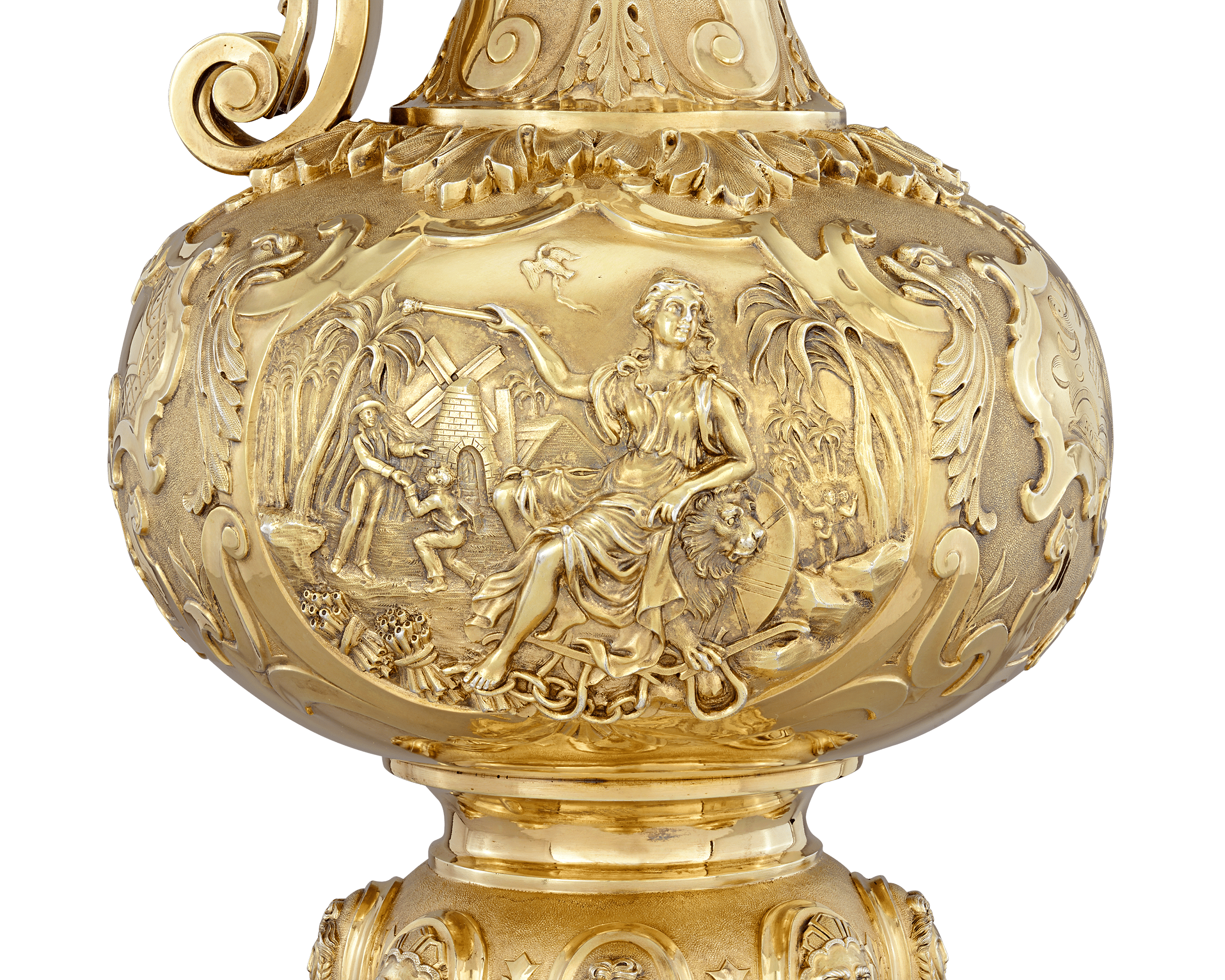 Silver-Gilt Presentation Ewer by R. & S. Garrard