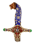 Diamond and Enamel Sword Hilt of the Maharajah