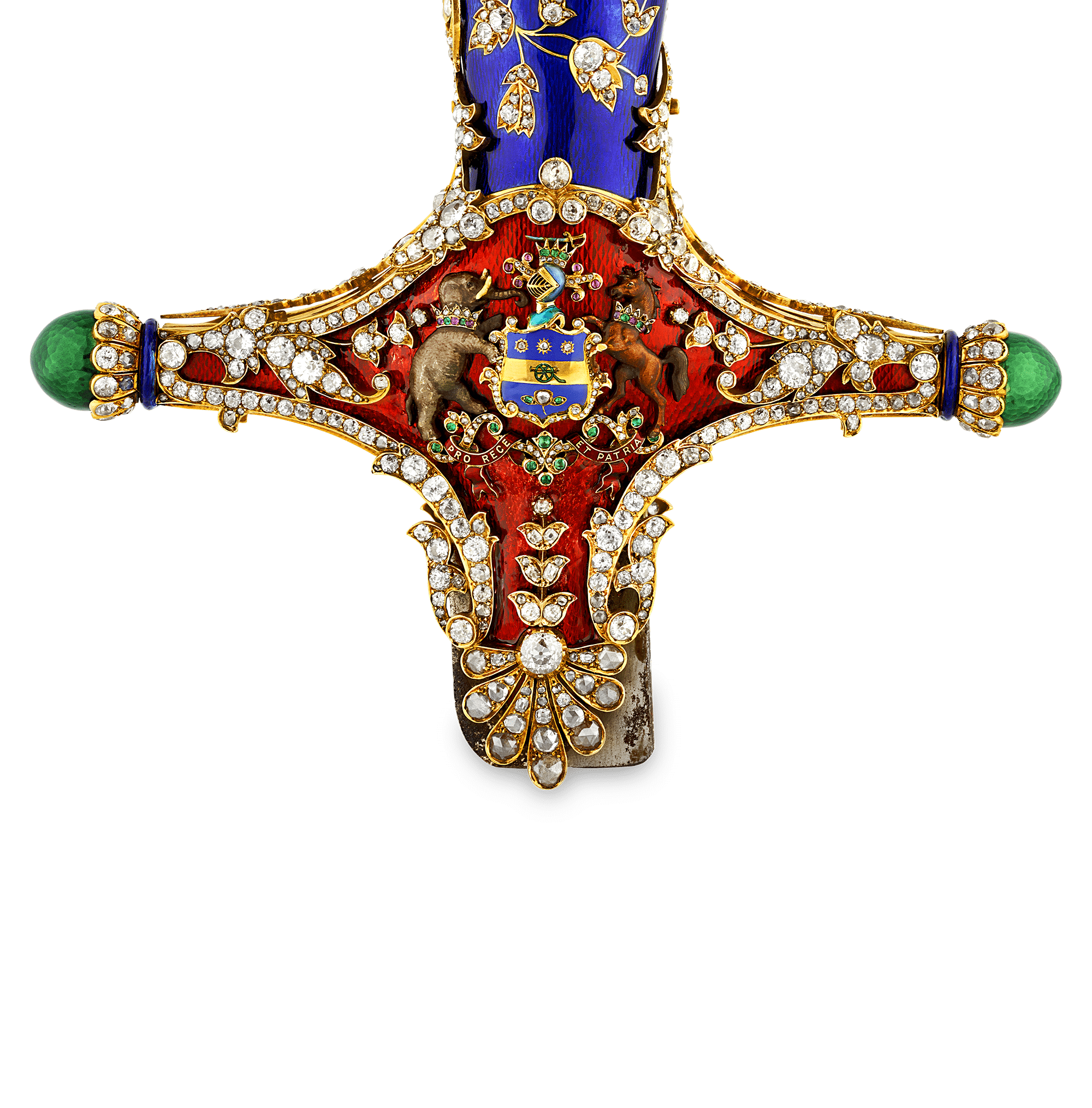 Diamond and Enamel Sword Hilt of the Maharajah