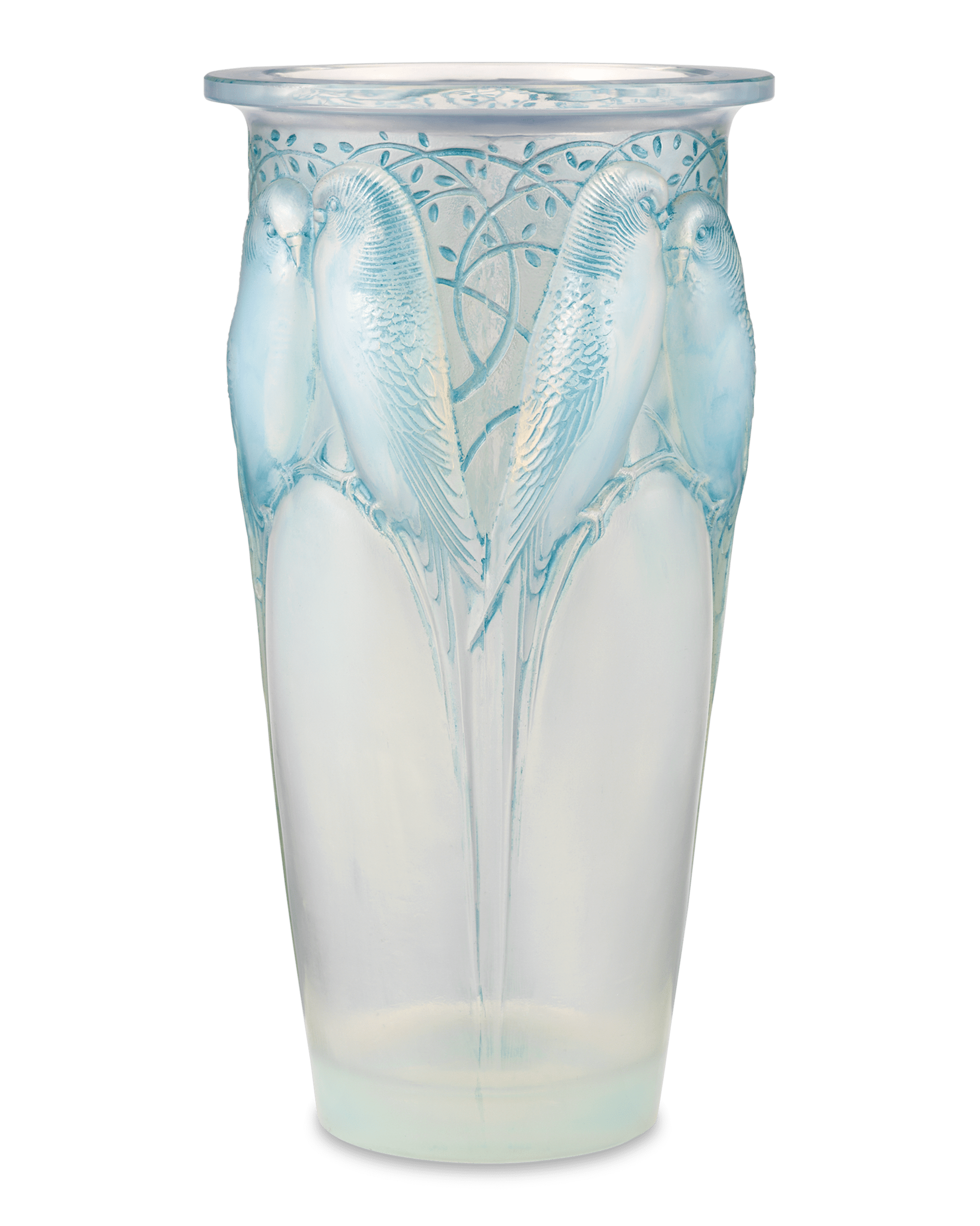 Ceylan Glass Vase by René Lalique