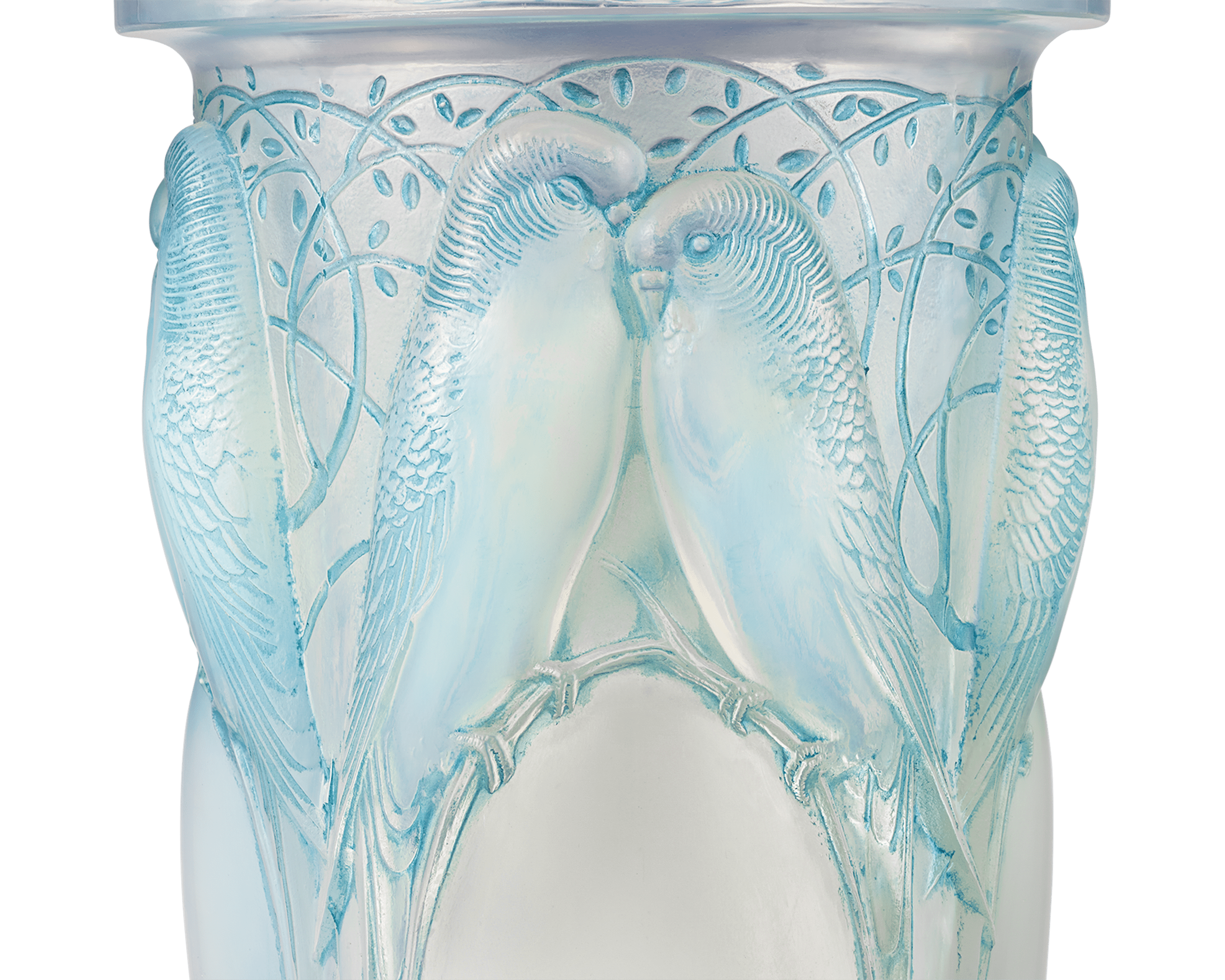 Ceylan Glass Vase by René Lalique