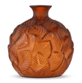 René Lalique Amber Ormeaux Vase