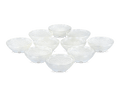 René Lalique Coquilles Glass Bowls, Set of Ten