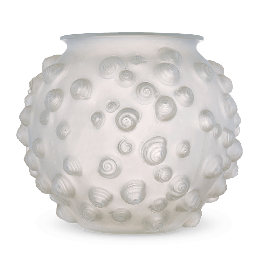 René Lalique Palissy Opalescent Glass Vase