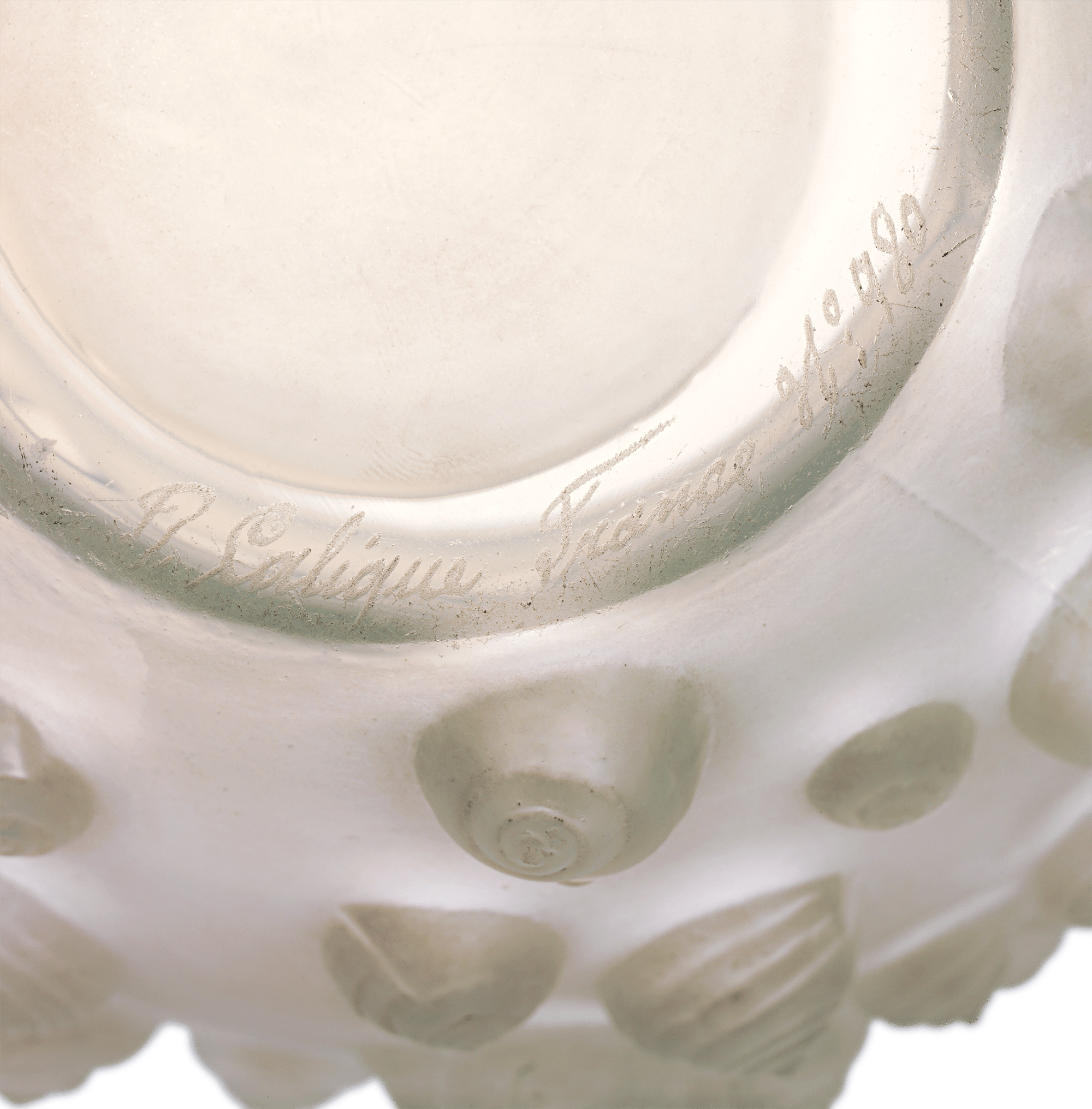 René Lalique Palissy Opalescent Glass Vase