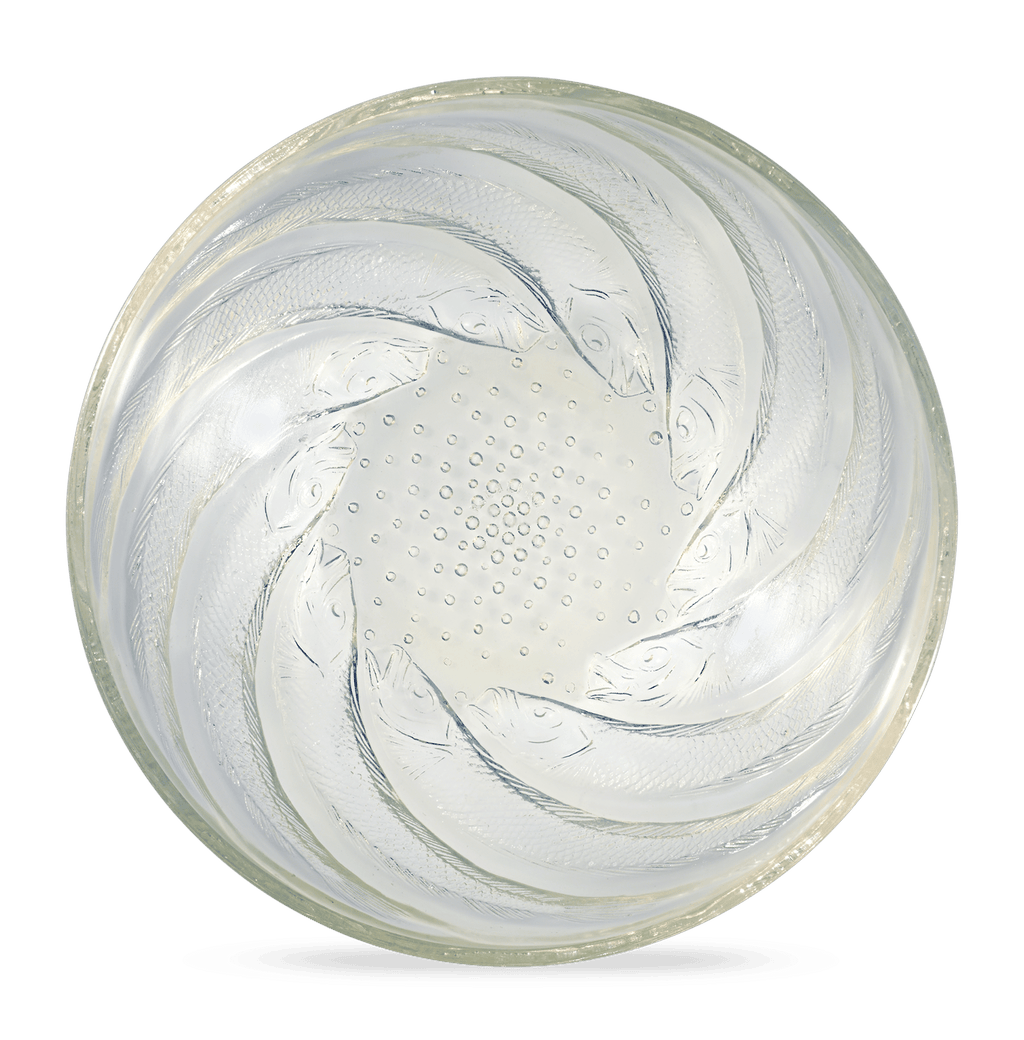 Poissons Glass Bowl by René Lalique