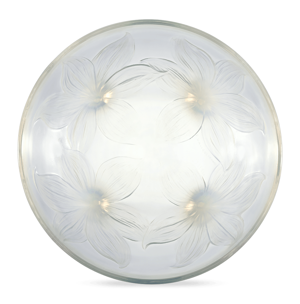 René Lalique Lys Footed Bowl
