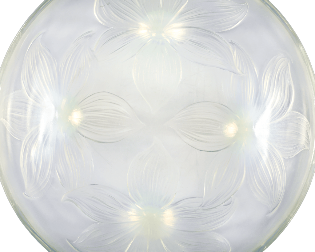 René Lalique Lys Footed Bowl