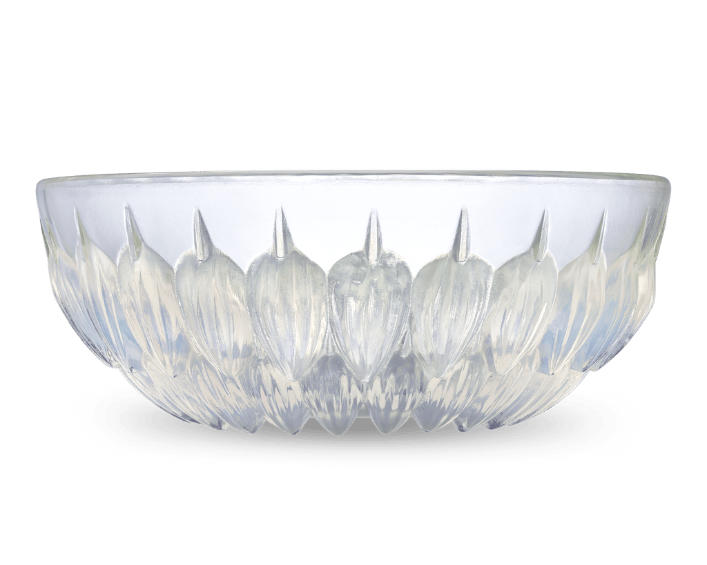 René Lalique Cacao Opalescent Glass Bowl