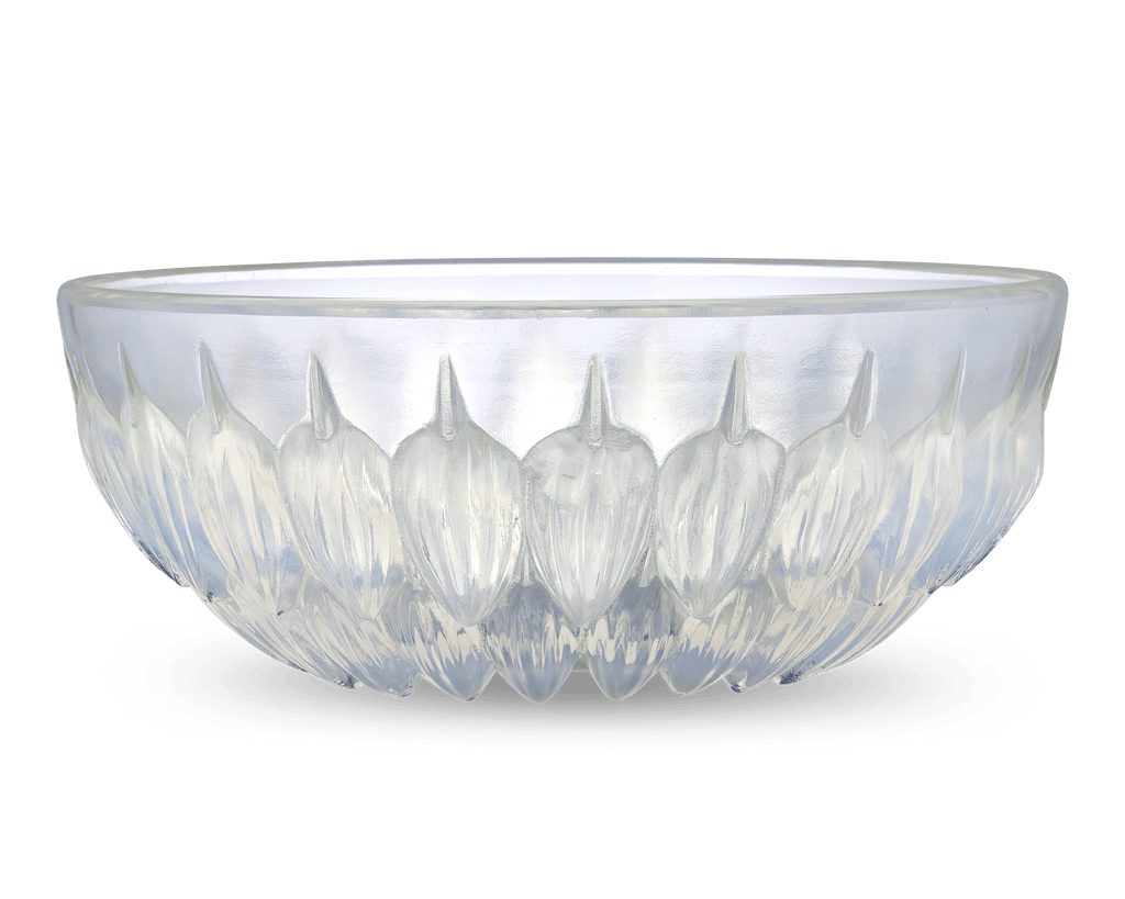 René Lalique Cacao Opalescent Glass Bowl