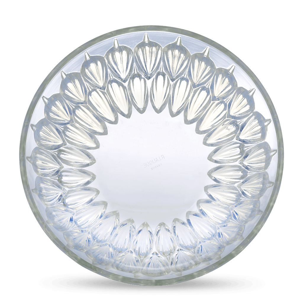René Lalique Cacao Opalescent Glass Bowl