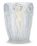 René Lalique Danaides Opalescent and Stained Glass Vase