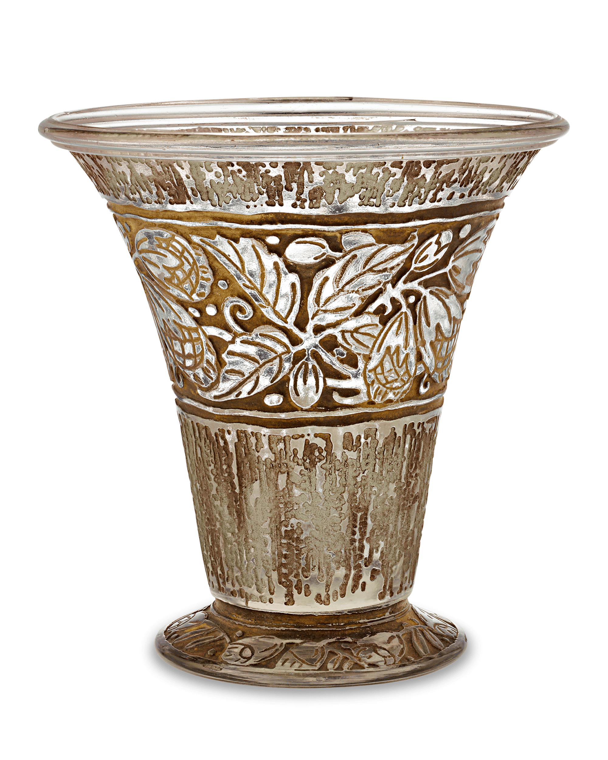 Daum Nancy Glass Vase