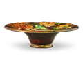 Camille Fauré Enamel Floral Dish