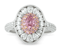 Argyle Fancy Vivid Pink and White Diamond Ring