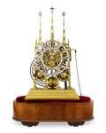 Litchfield Cathedral Skeleton Clock by Evans of Handsworth