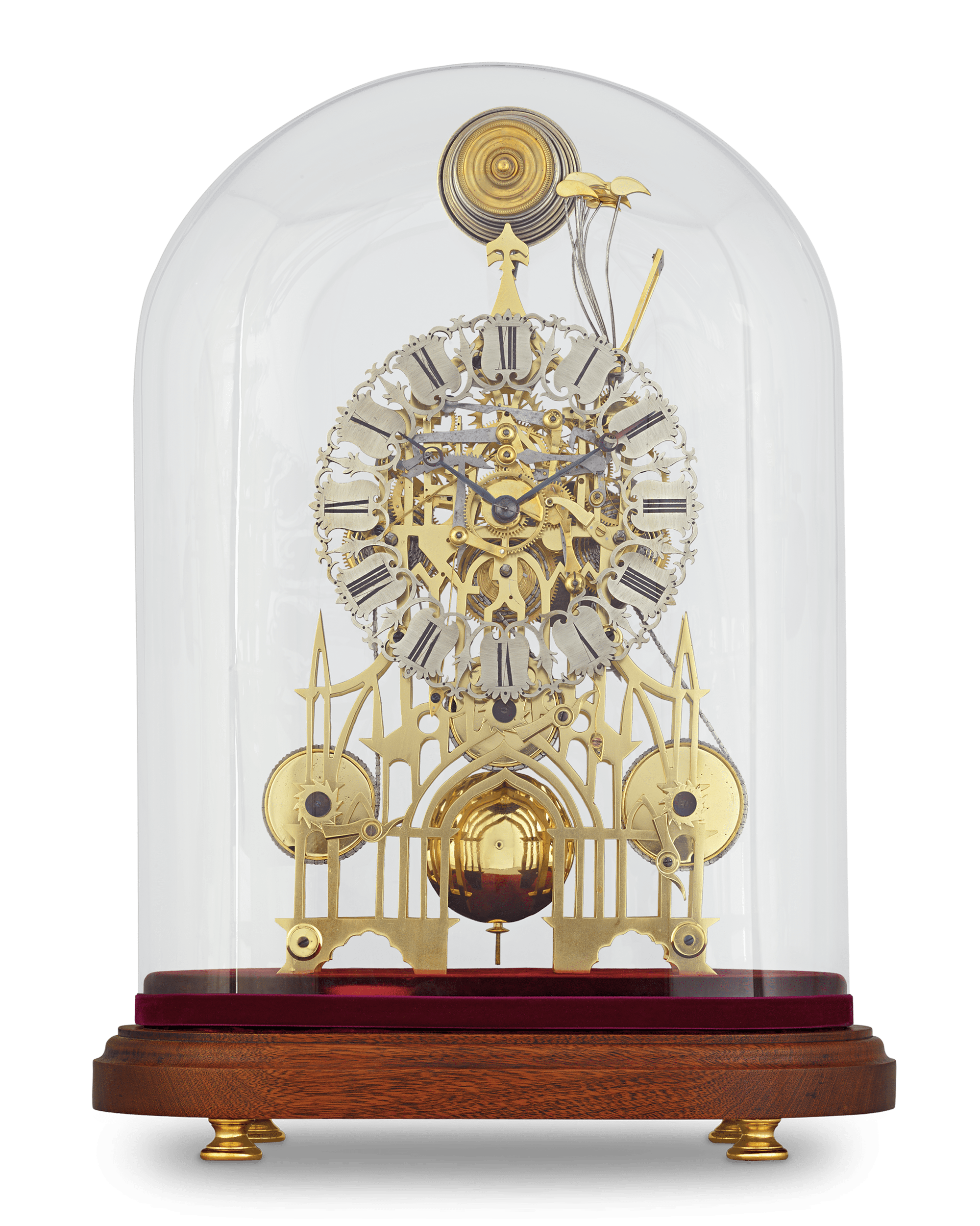 Three Train Clock by Smith & Sons