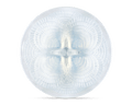 Small Glass Dish with Coquilles Opalescent Glass by René Lalique