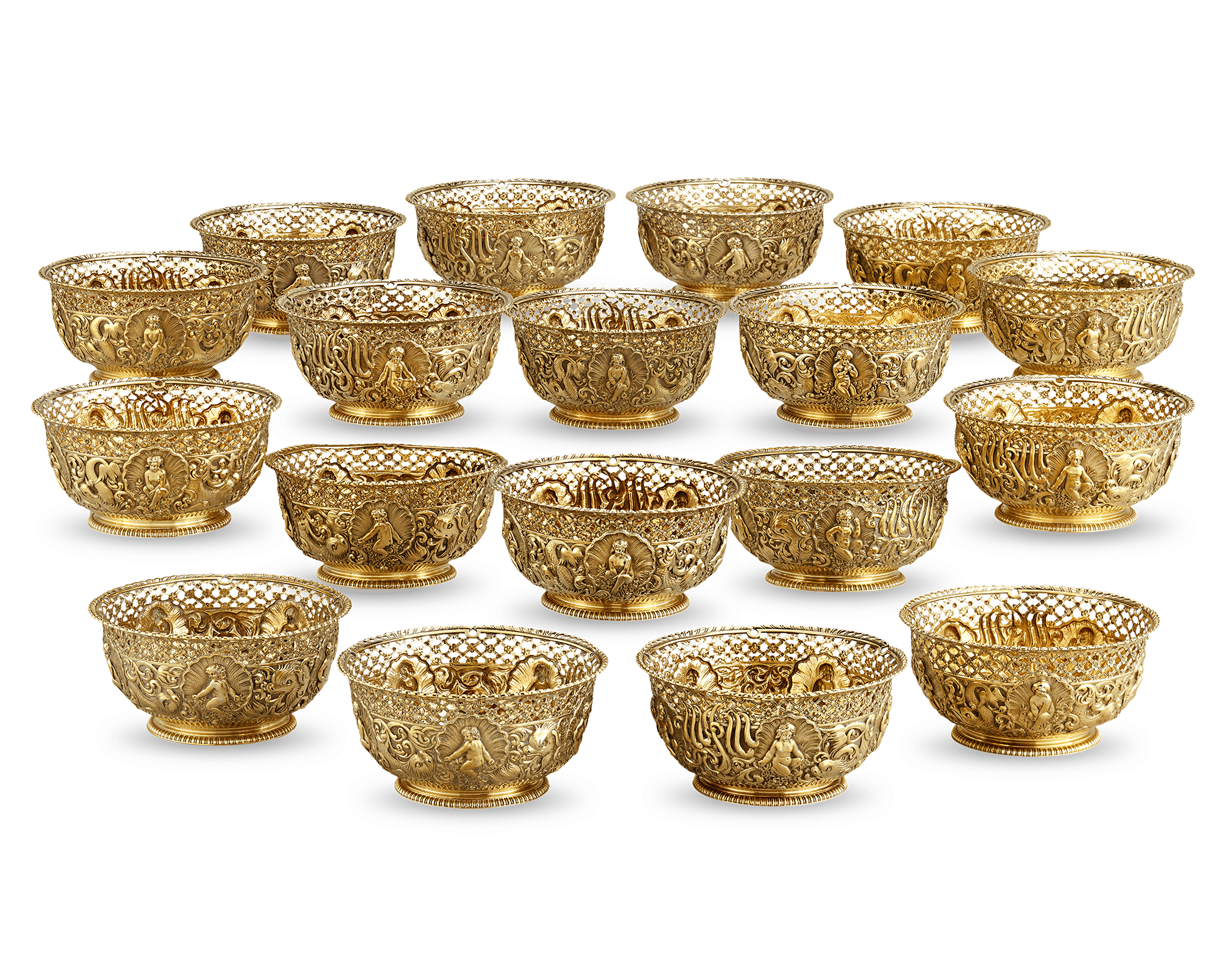 Tiffany & Co. Silver-Gilt Finger Bowls