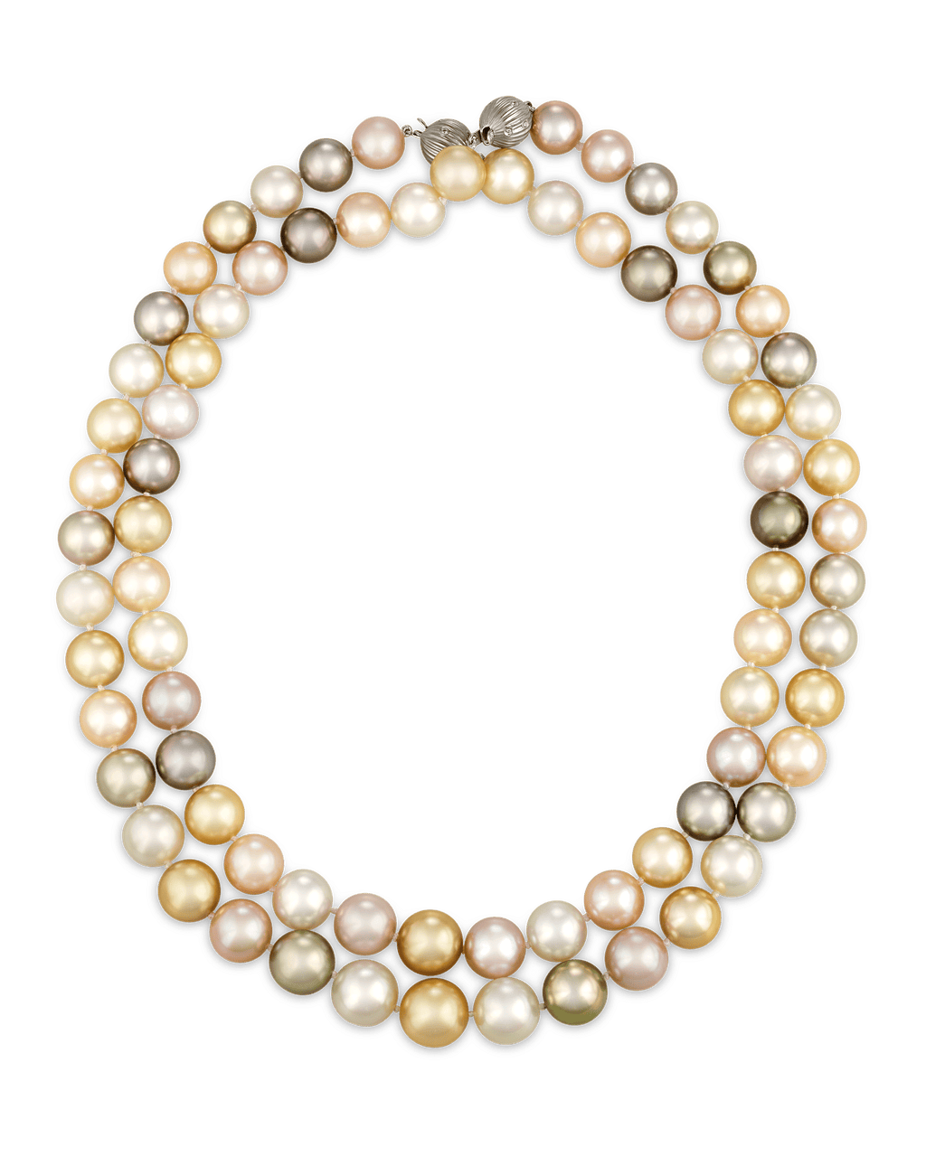 Convertible Multi-color South Sea Pearl Necklace