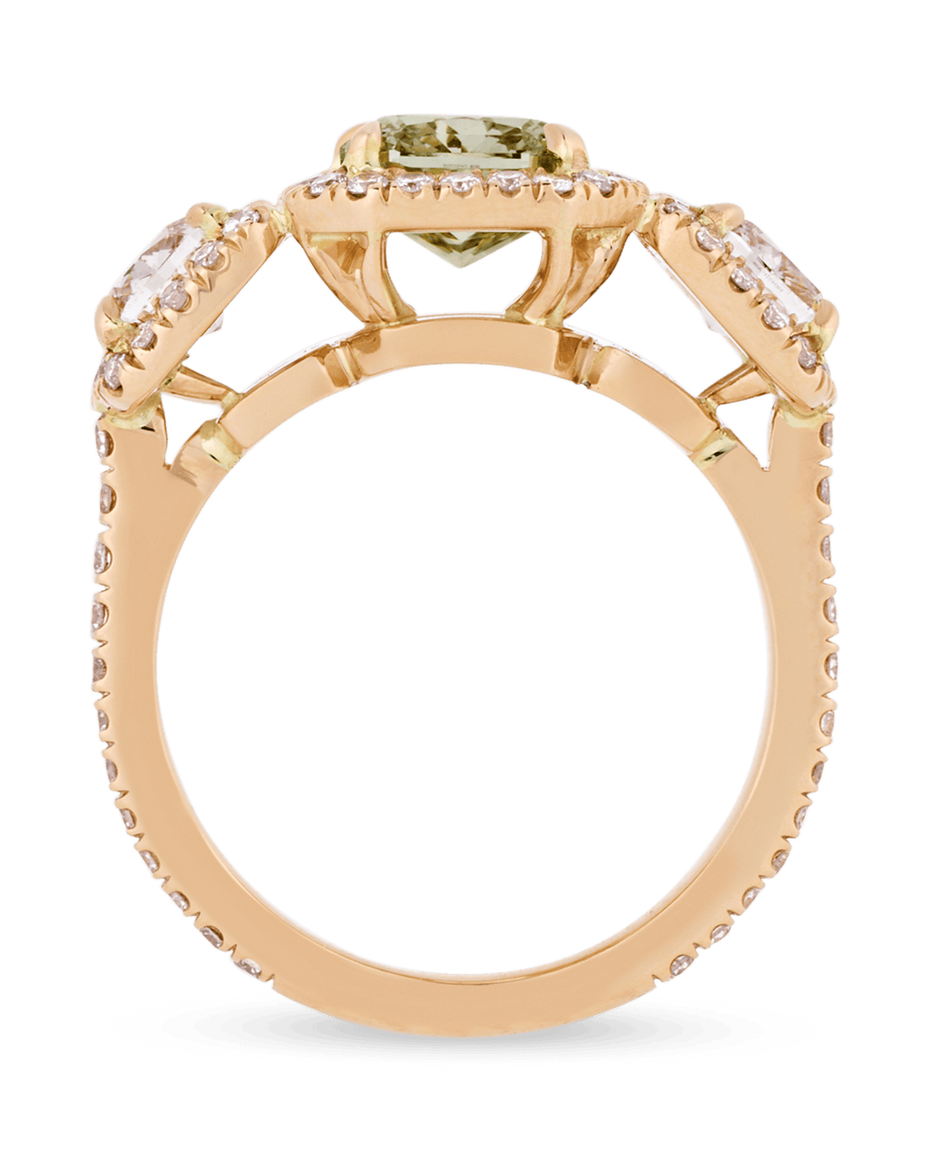 Chameleon Diamond Ring, 1.73 Carats