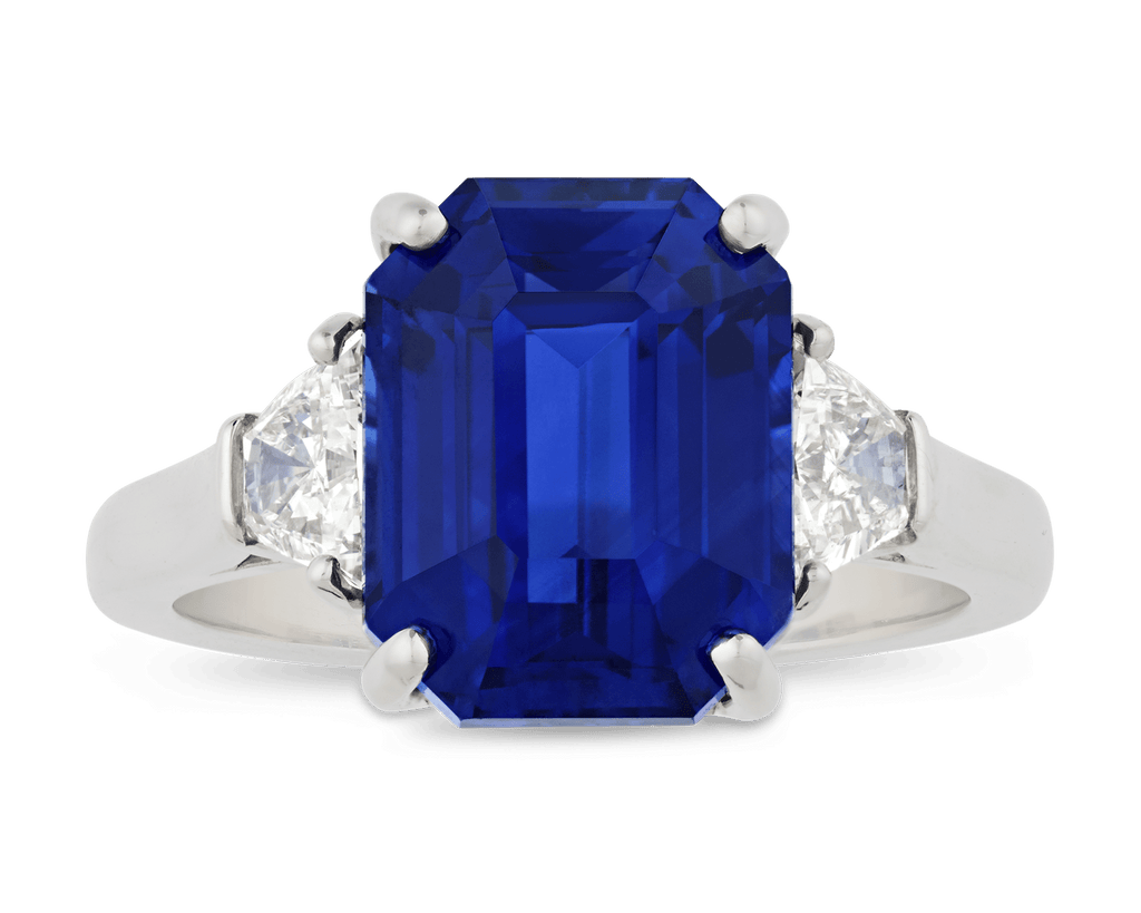Oscar Heyman Ceylon Sapphire Ring, 7.57 Carats