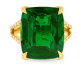 Tsavorite Ring, 18.82 Carats