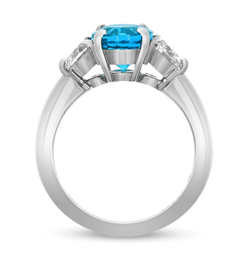 Brazilian Paraiba Ring, 2.18 Carats