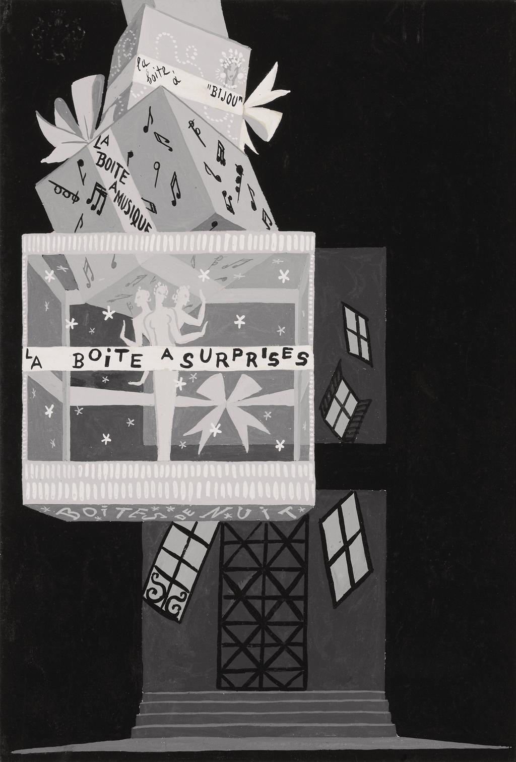 Le tumulte du jazz by Erté
