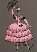 Danseuse du ballet espagnol by Erté