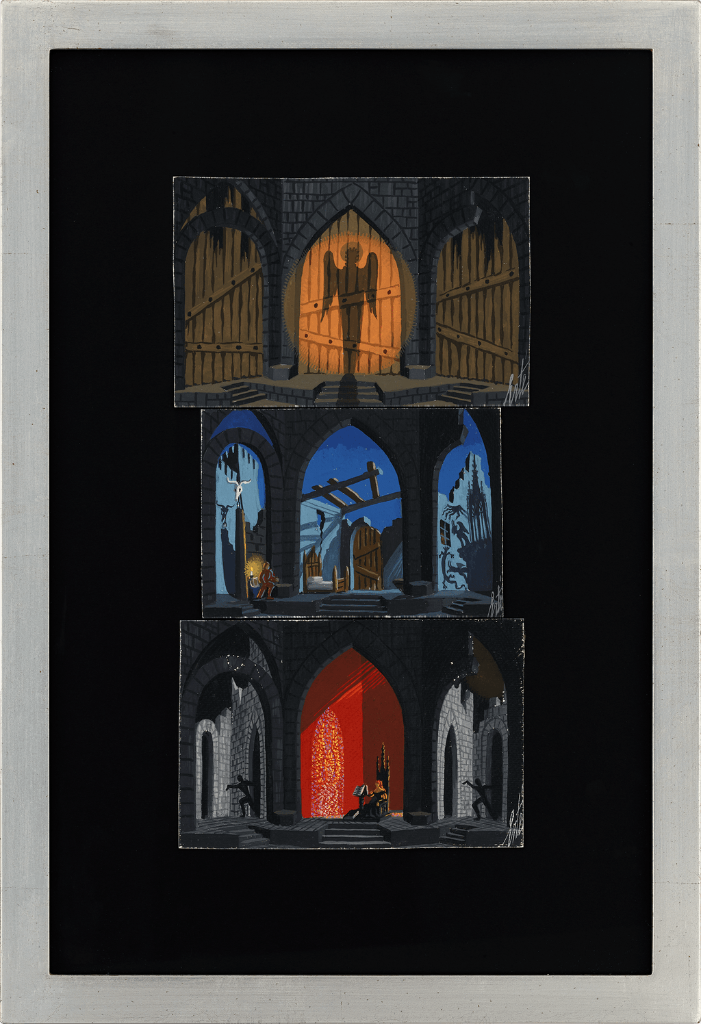 L'ange et le feu by Erté
