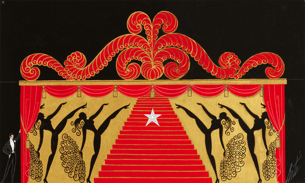 Décor pour Moi J'aime le Music Hall by Erté