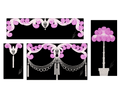 Ensemble of 4: Décors pour le Lido by Erté