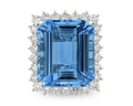 Emerald-Cut Aquamarine Ring, 34.00 Carats