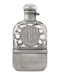 Sterling Silver and Glass Flask
