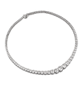 Kwiat Graduated Diamond Necklace, 20.97 Carats