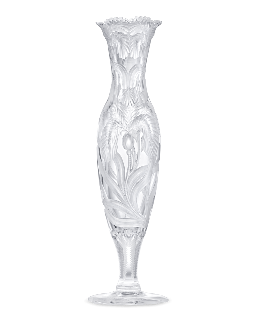 Tuthill American Brilliant Cut Glass Vase
