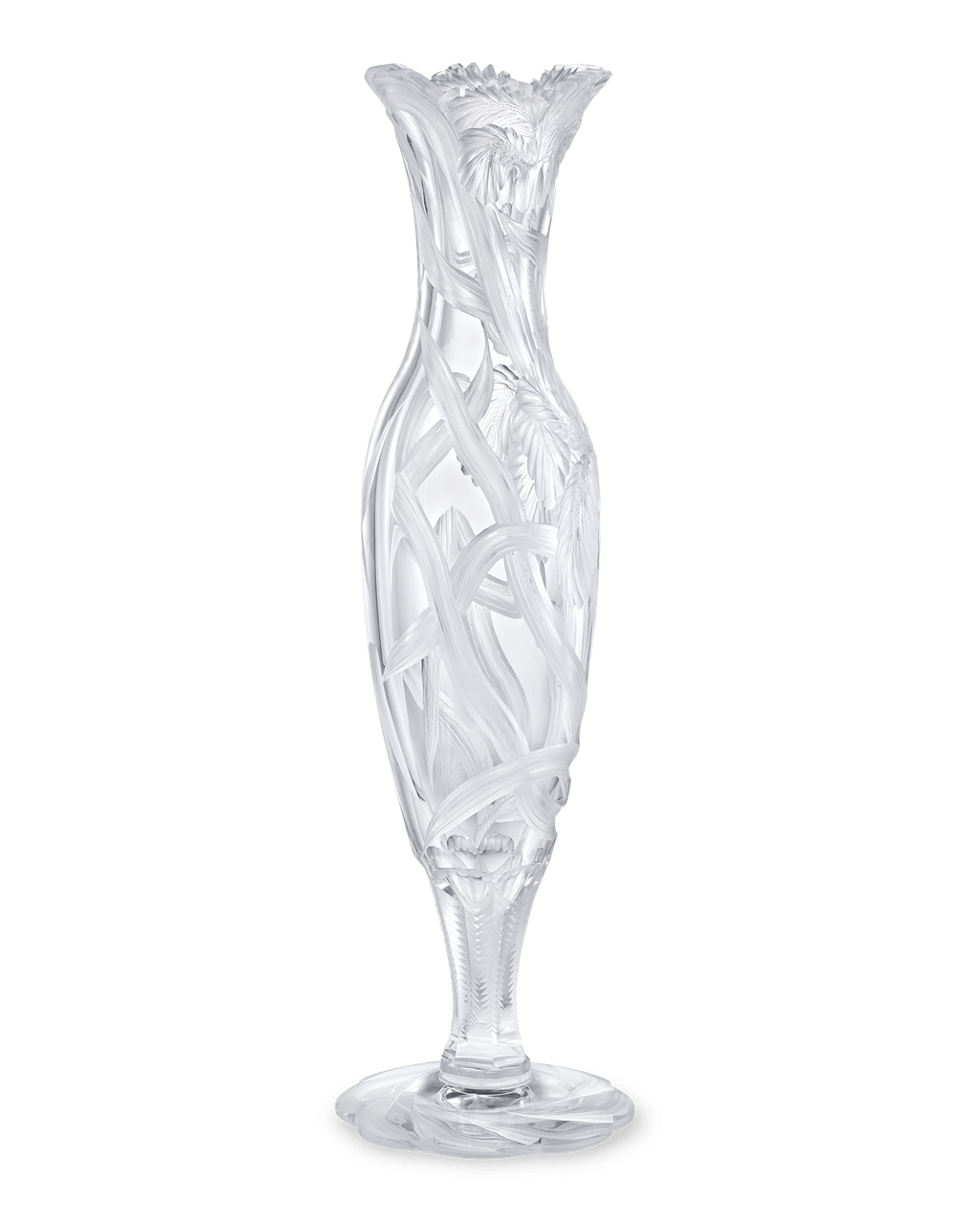 Tuthill American Brilliant Cut Glass Vase