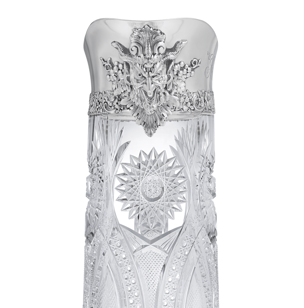 Tiffany & Co. Silver and Cut Glass Pitcher
