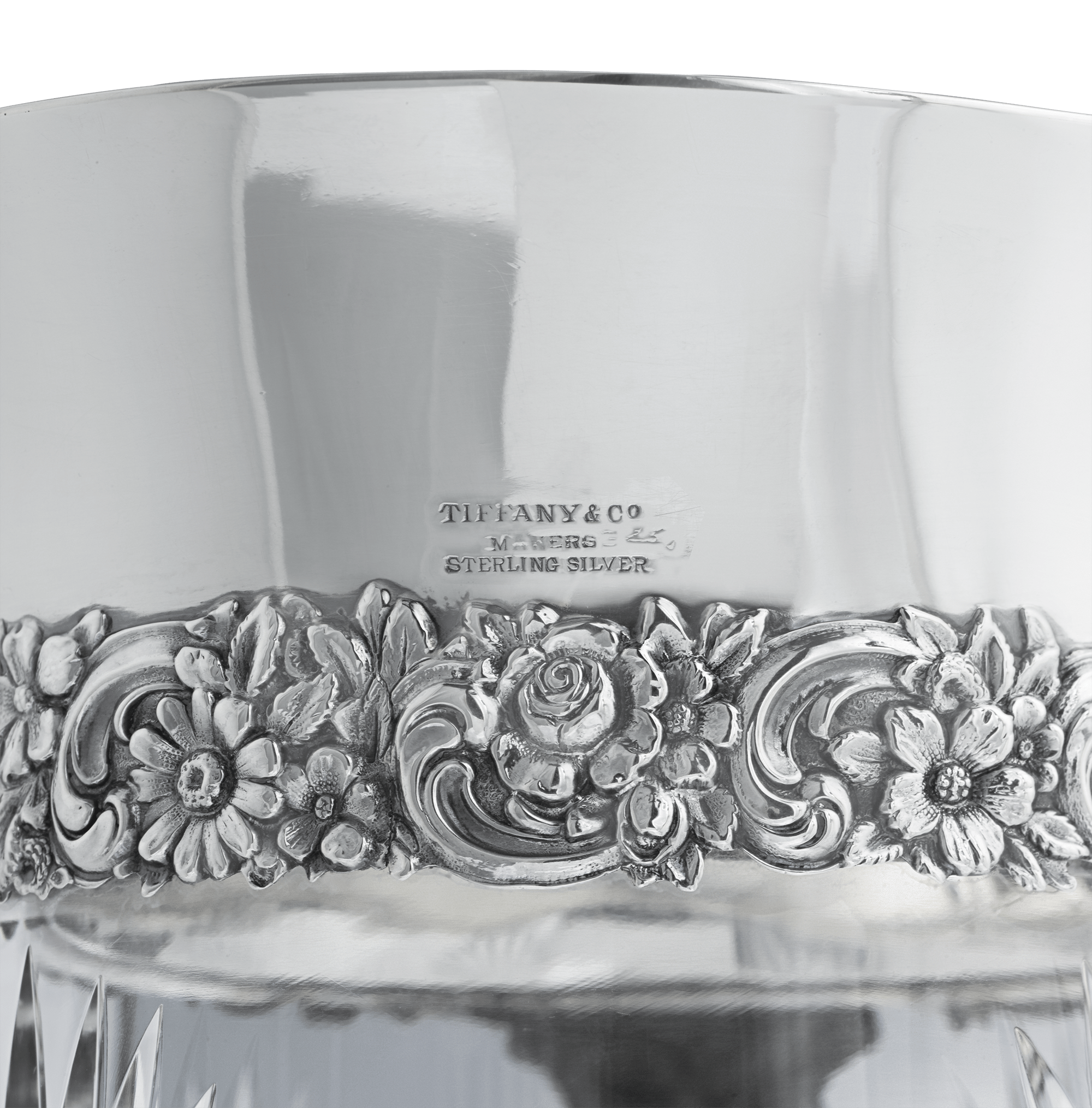 Tiffany & Co. Silver and Cut Glass Pitcher