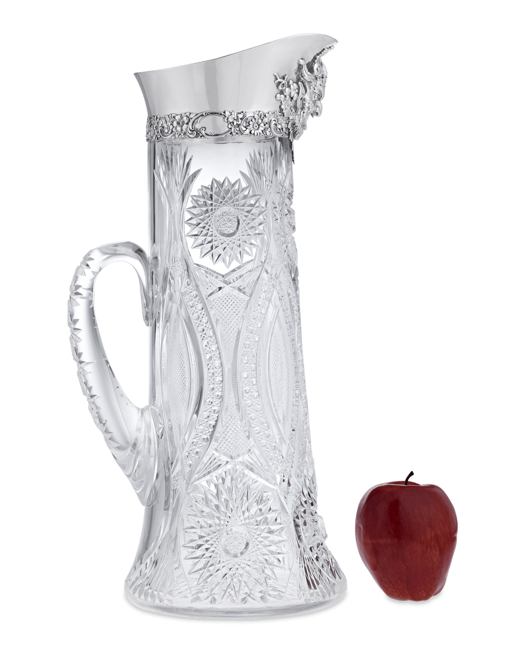 Tiffany & Co. Silver and Cut Glass Pitcher