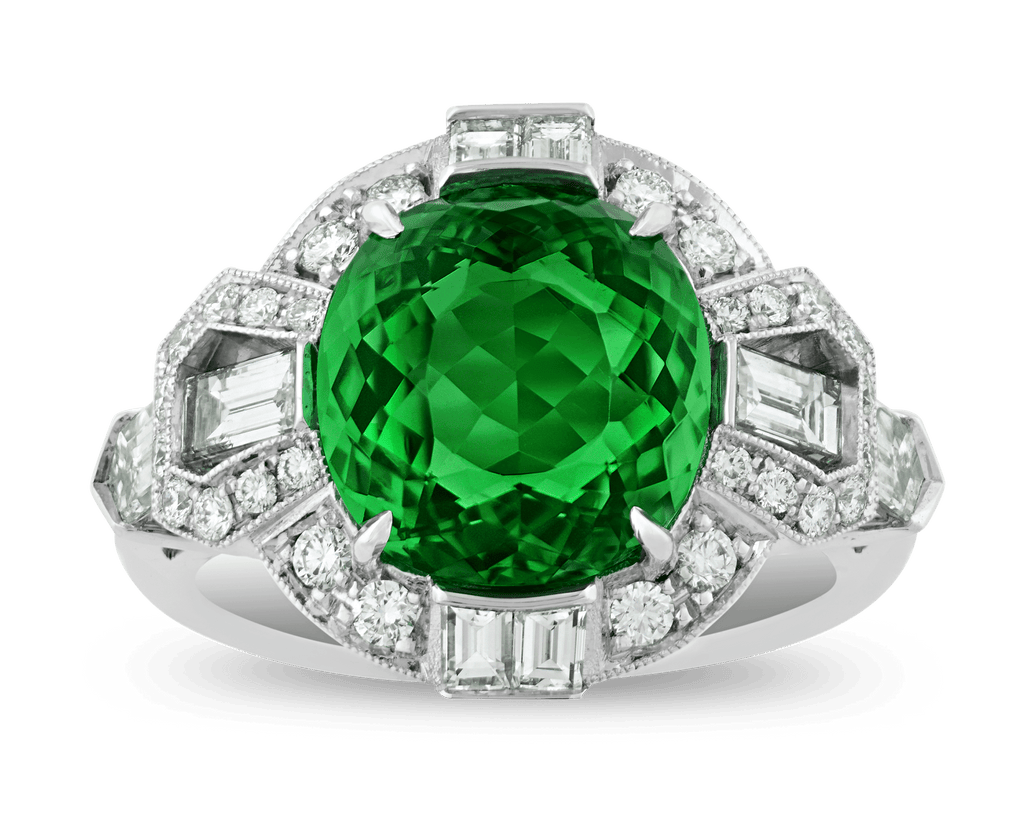 Raymond Yard Untreated Paraiba Ring, 4.60 Carats