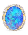 Opal and Diamond Ring, 22.75 carats