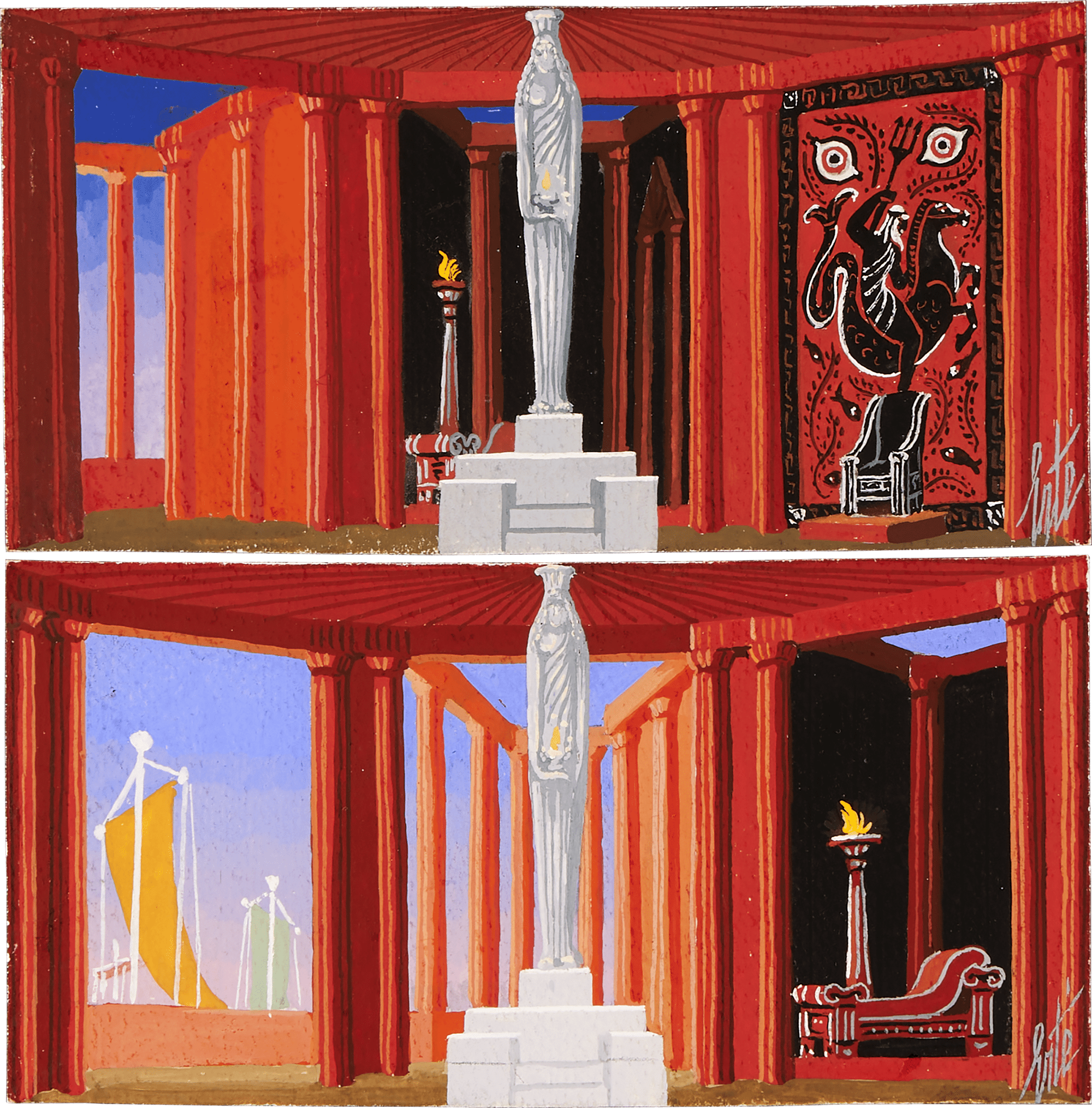 Décors, Phèdre by Erté
