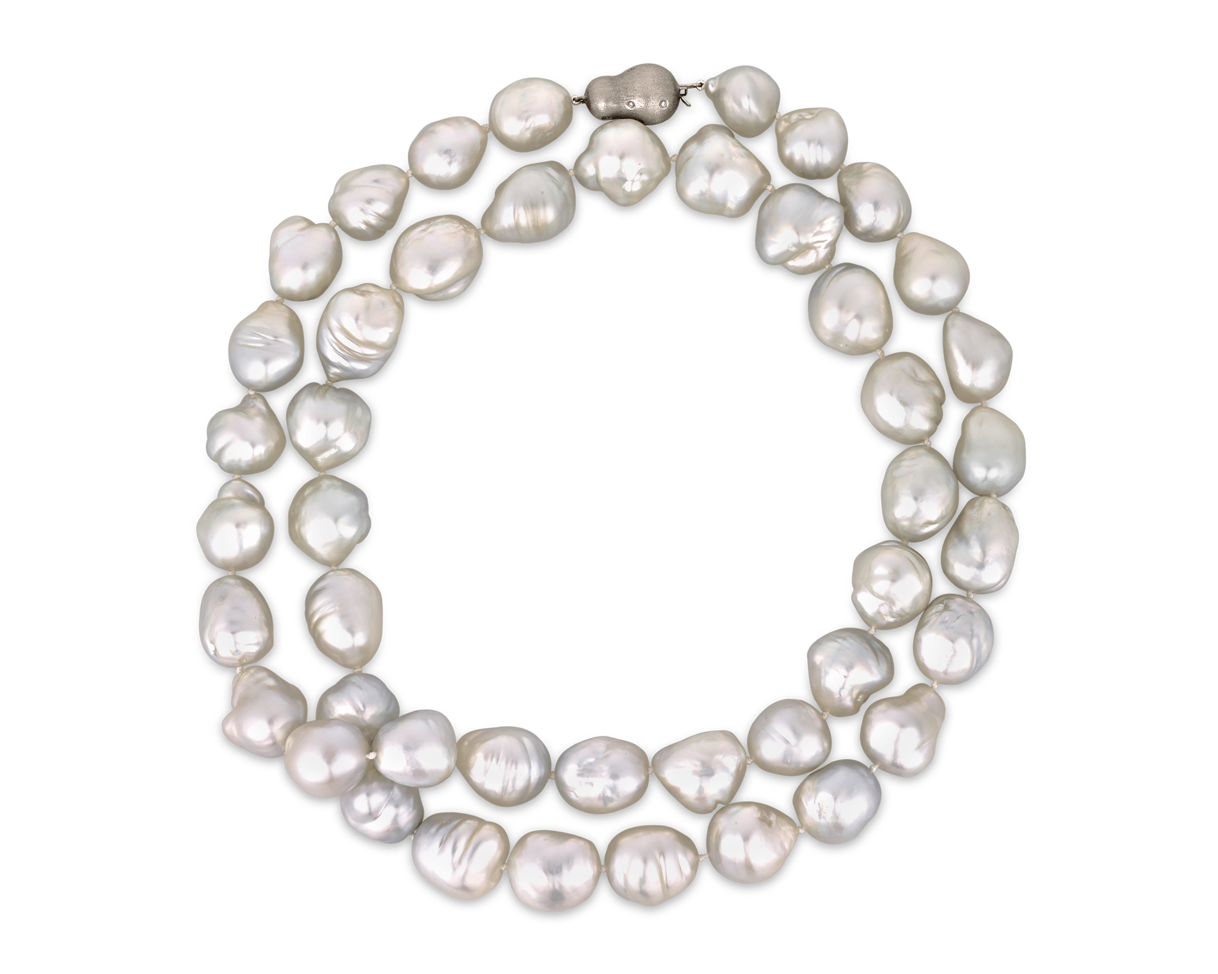 Baroque Pearl Opera Necklace
